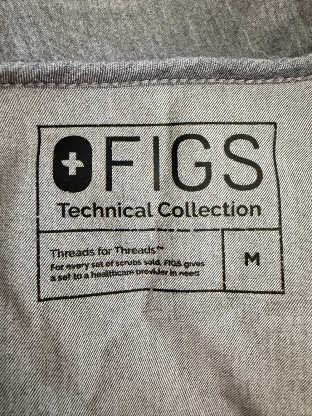 FIGS SET! Gray Catarina Scrub Top & Zamora Jogger Pants M 36508 - Picture 10 of 15